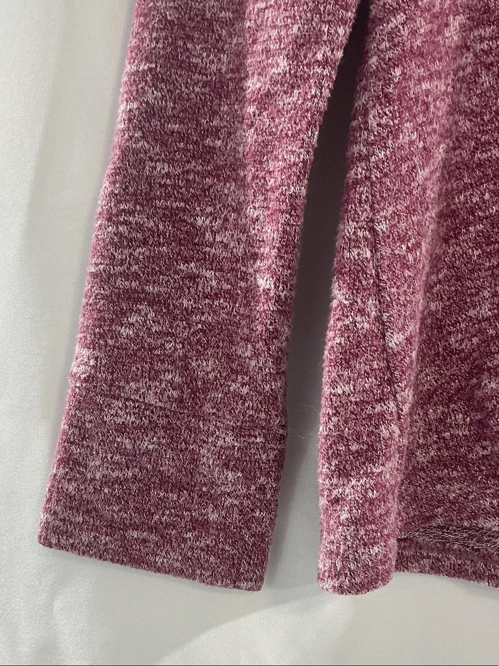Old Navy Marled Mauve Hoodie with Front Tie